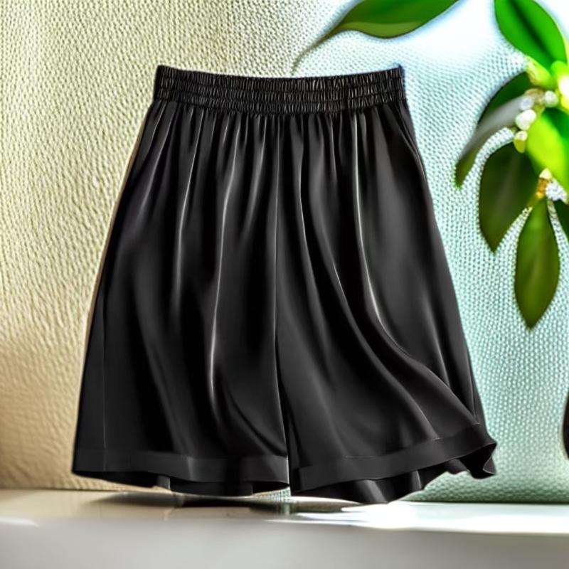 桑蚕丝孤品五分裤沙滩裤