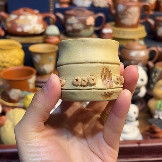 紫砂茶杯紫砂花盆