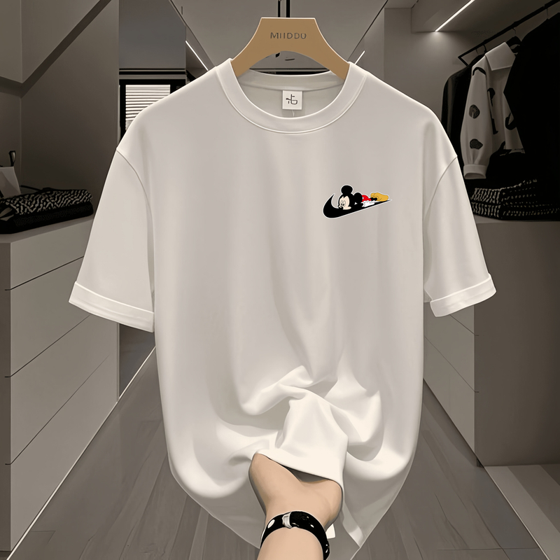 B粉丝 【一折福利】夏季潮牌男女同款百搭圆领T恤大码宽松潮流