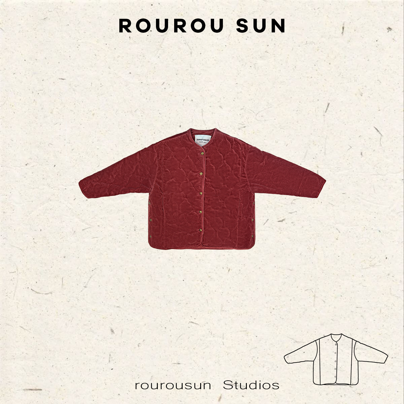 28353冬款女装复古休闲百搭慵懒保暖加棉宽松棉衣外套