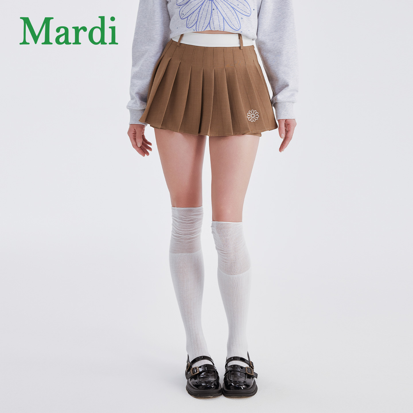 Mardi百褶短裤裙带内搭学院风初恋风ins风甜辣风MQZ2532054