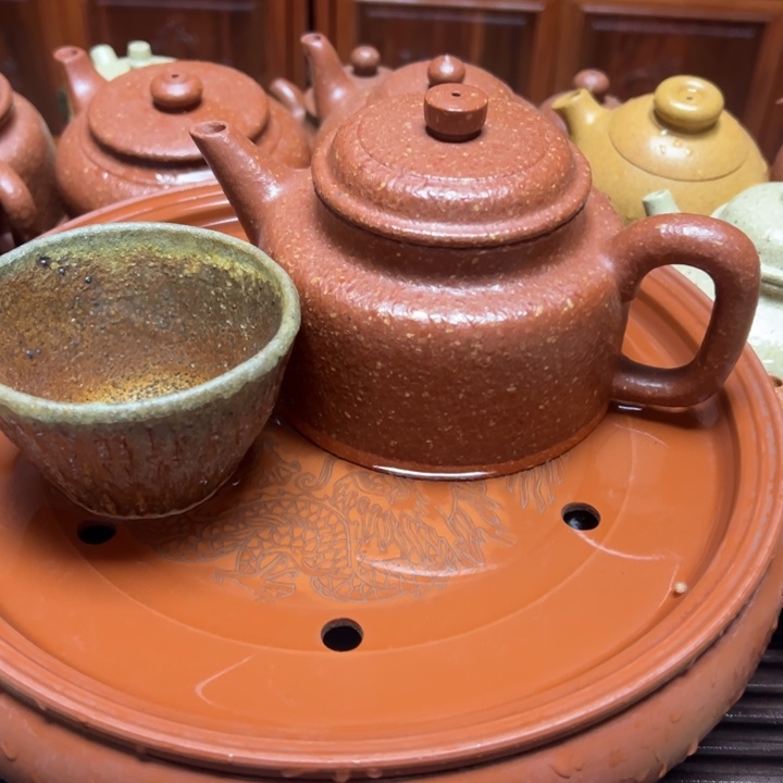 淬***雪茶壶紫砂宜兴原矿龙血砂