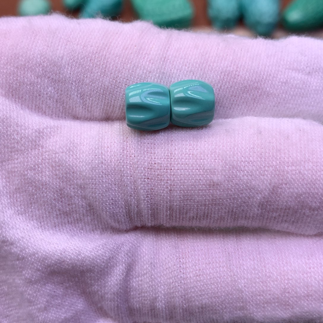 原生态散珠配珠百香籽一对卡8