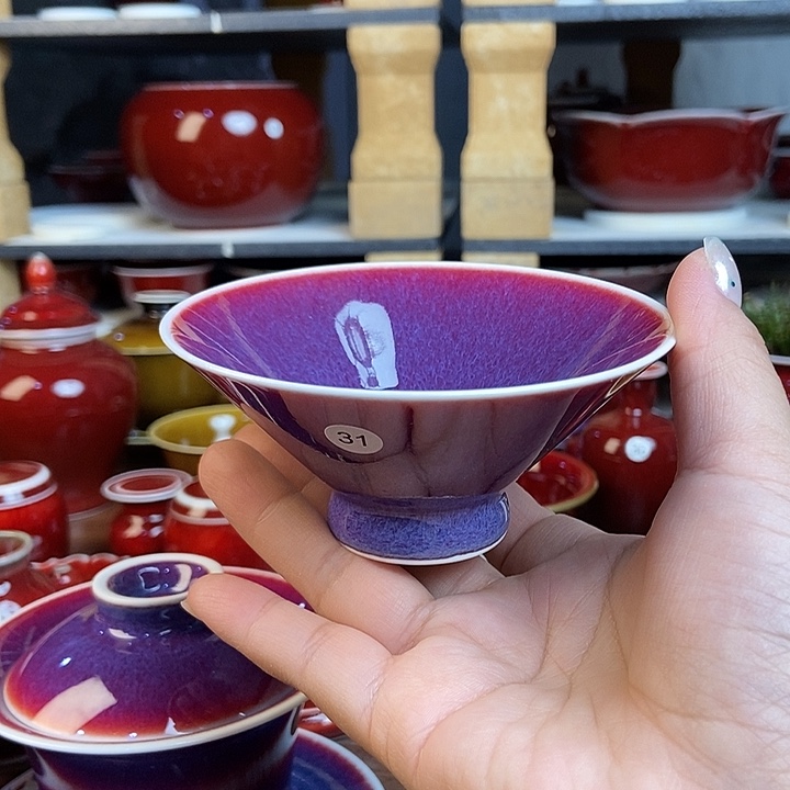 陶瓷爱***睛景德镇名陶坊原矿郎红