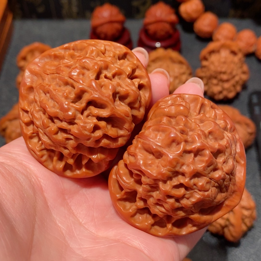 文玩核桃吊坠官帽