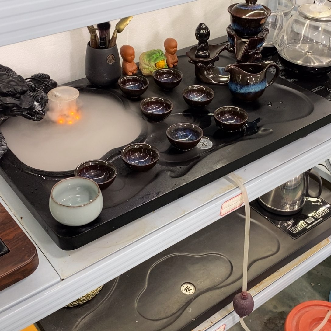 雾化龙茶盘茶具蓝光电器