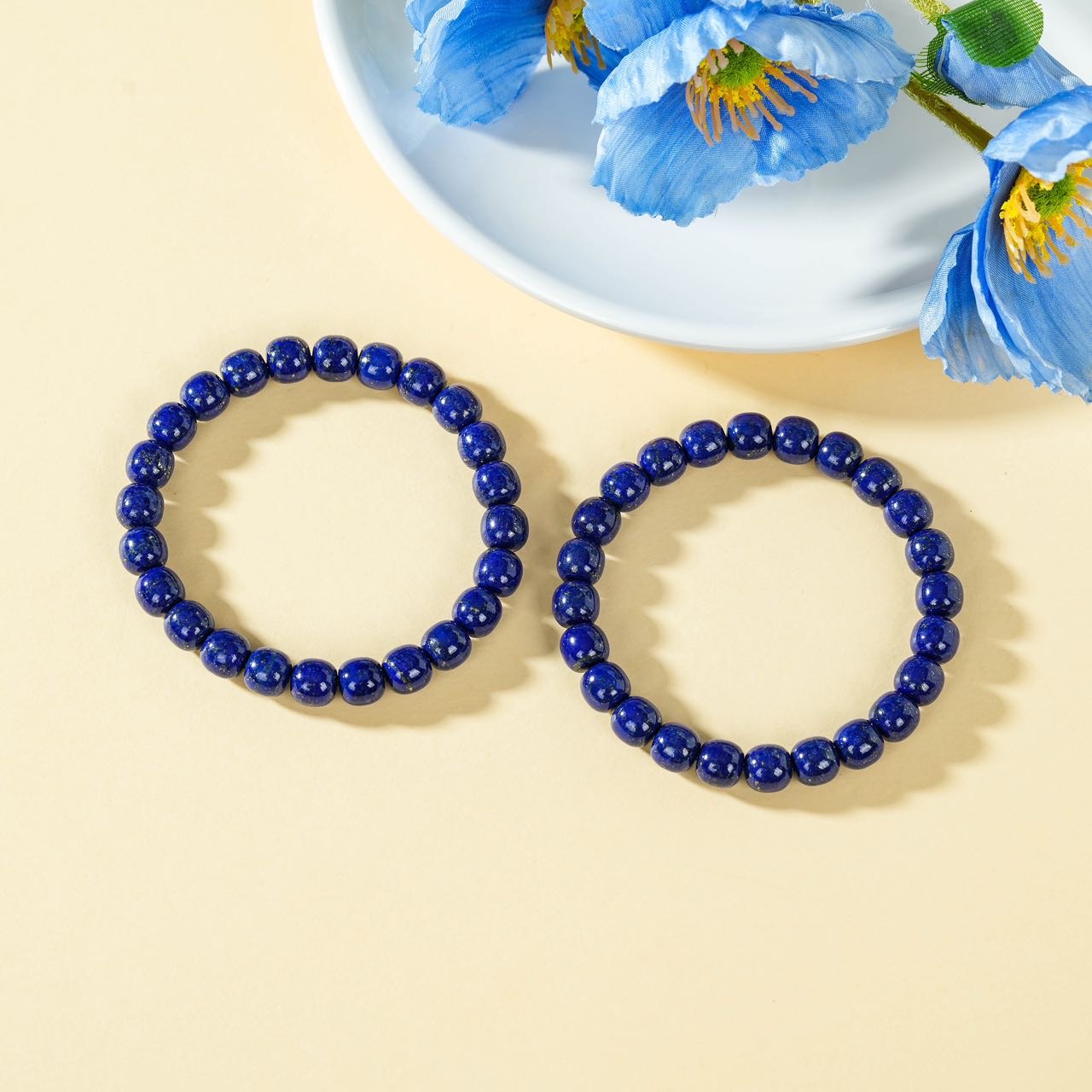 【云上好物】青金石单圈手串-多样性发其一-7.5mm-DS06057-21（JG）