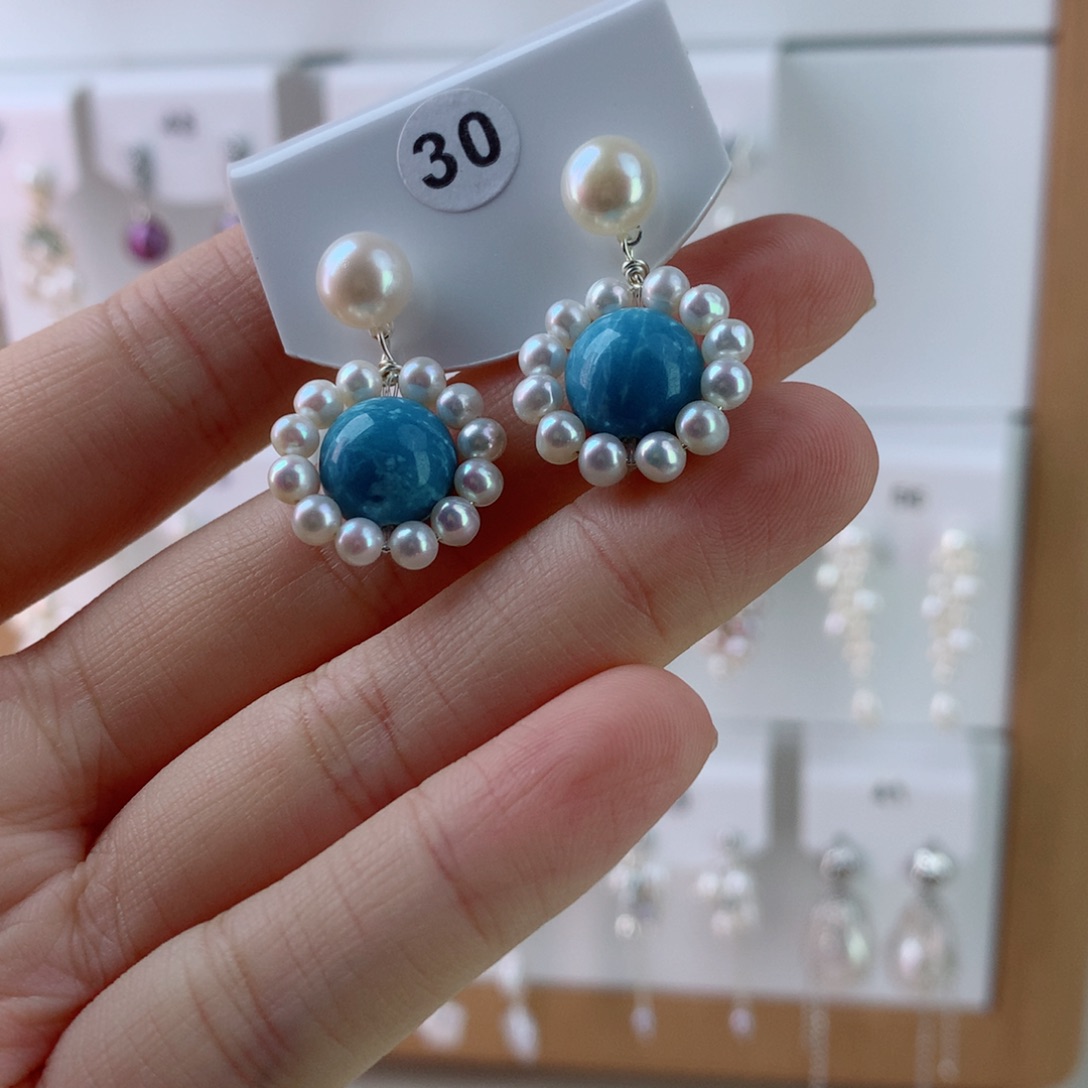 未镶嵌耳饰淡水珍珠