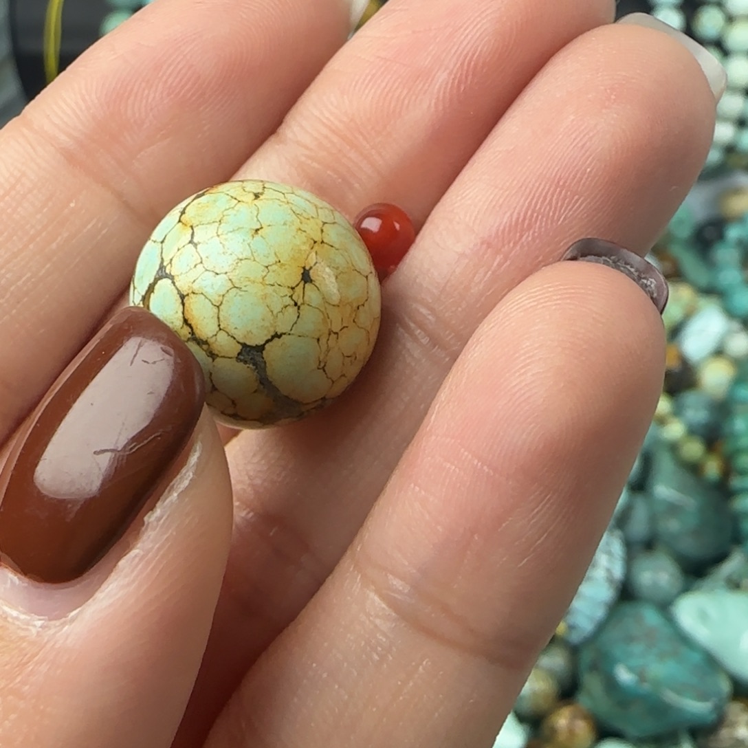 珊***猪南红玛瑙未镶嵌配饰15.2