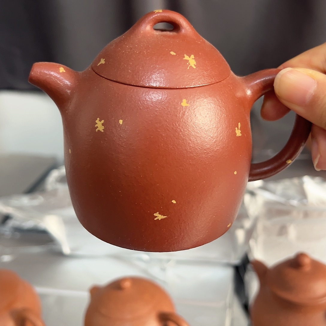 紫砂茶壶黄龙山原矿红沉香260