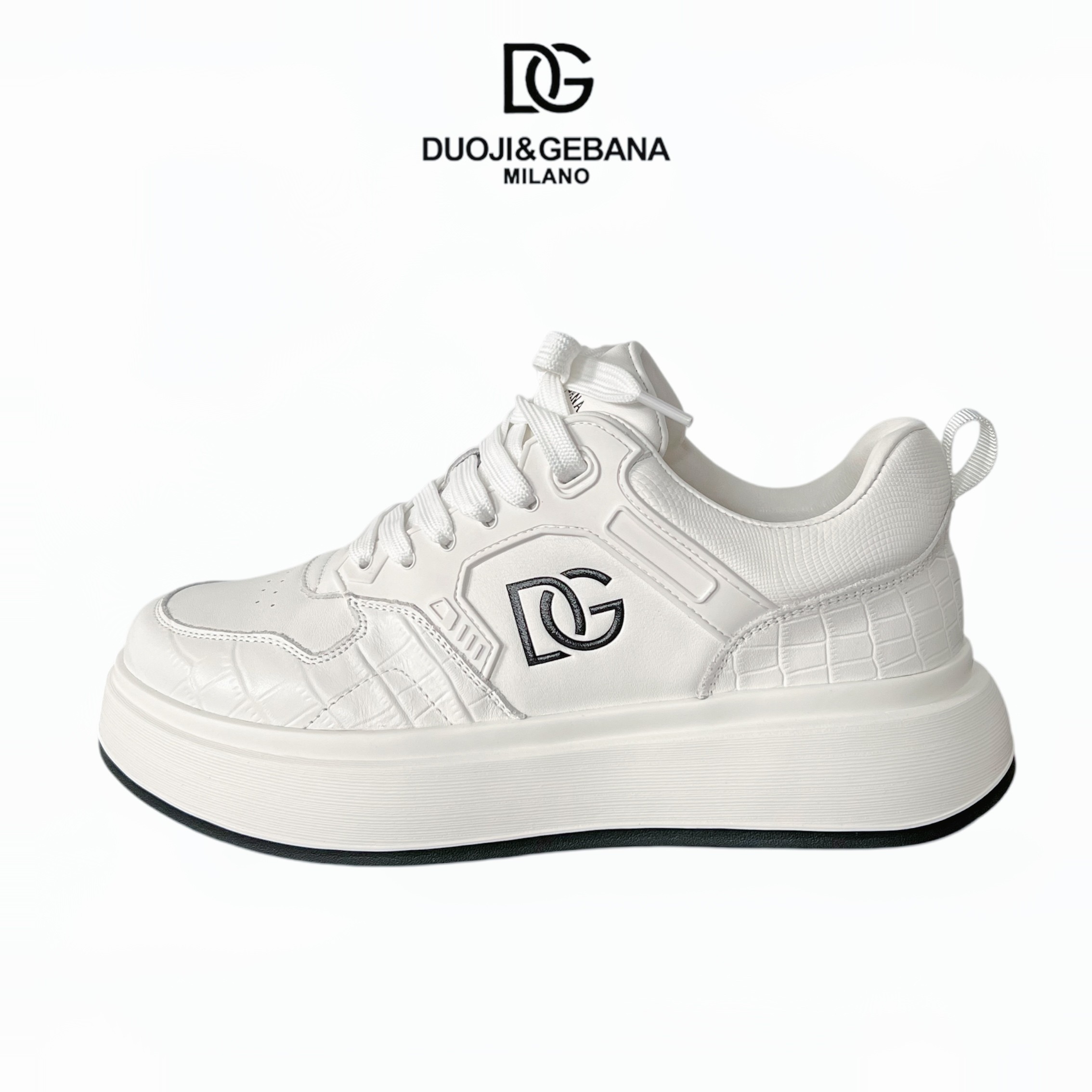 DUOJI&GEBANA新款男士经典真皮牛皮小白鞋板鞋时尚百搭男款运动鞋