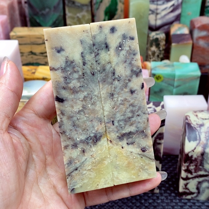 青田石印石躺***猫青田石头