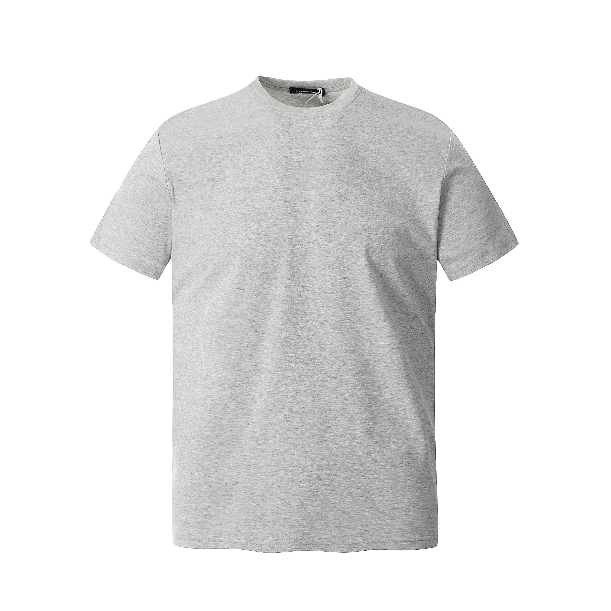 索罗娜科技凉感面料小领口Boxy短宽版型cleanfit美式纯色短袖T恤