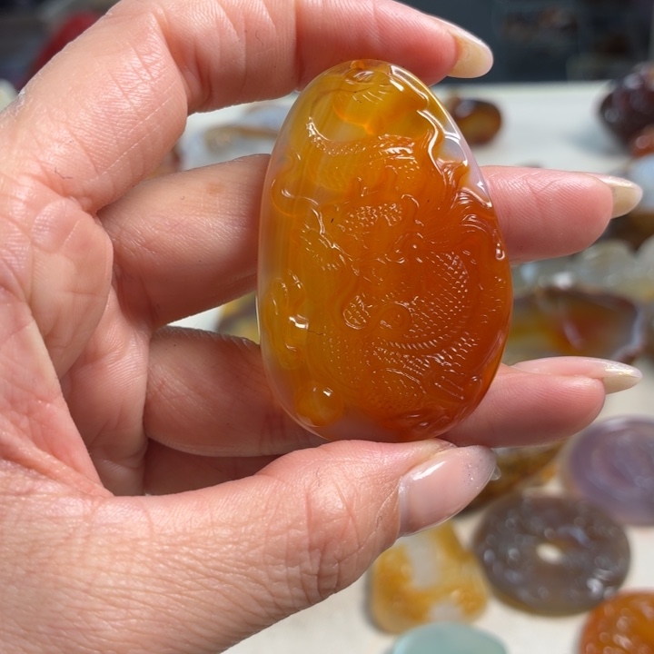 玛瑙/玉髓未镶嵌吊坠(不含链)