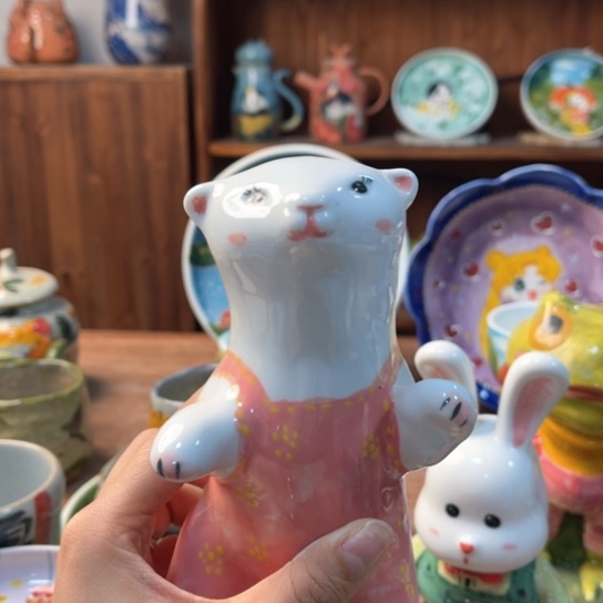 炉景德镇高温瓷盖碗的