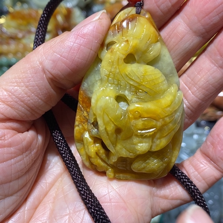 岫玉岫玉吊坠未镶嵌