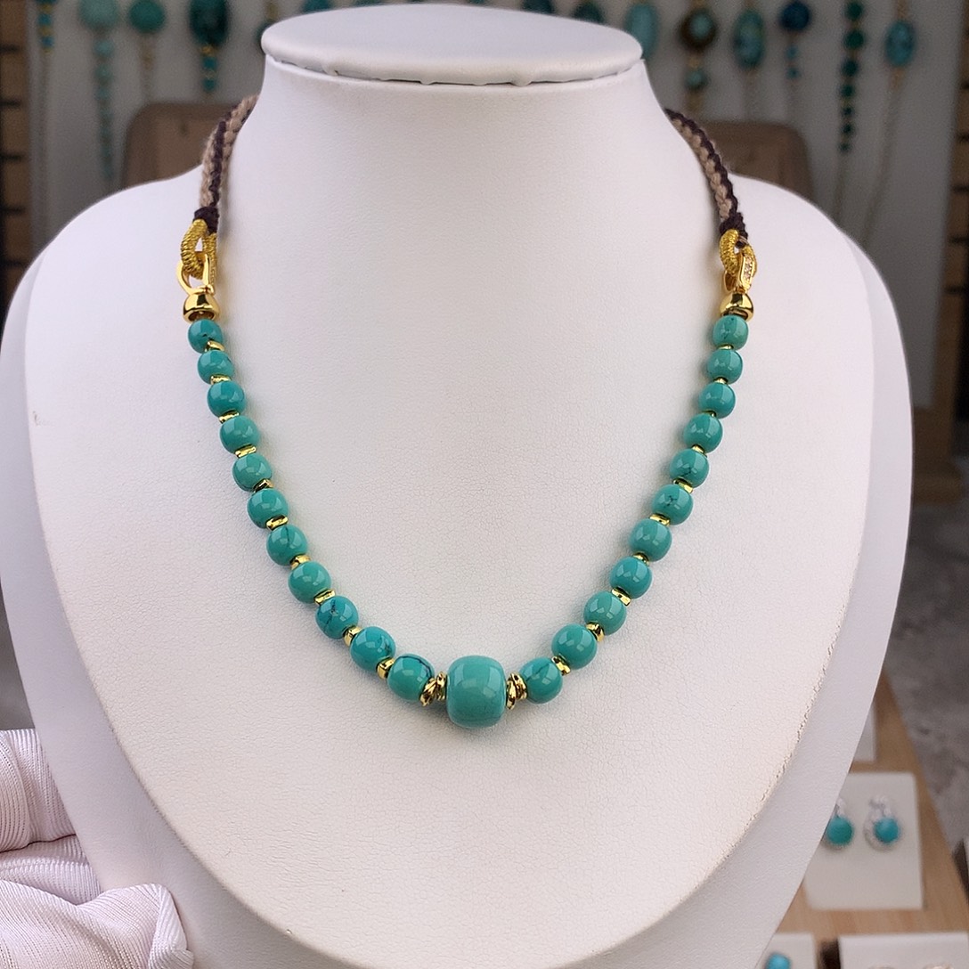 绿松石未镶嵌吊坠(不含链)