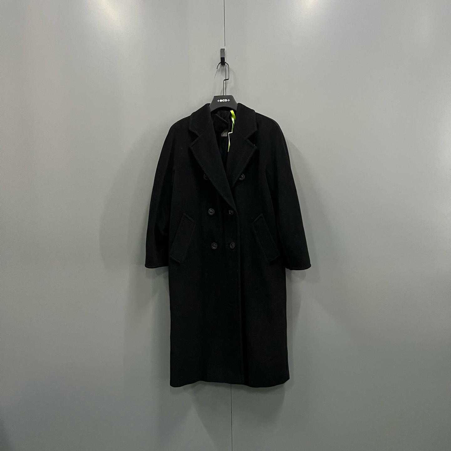 95新 MaxMara zz2 101801 黑色大衣 30码/610272