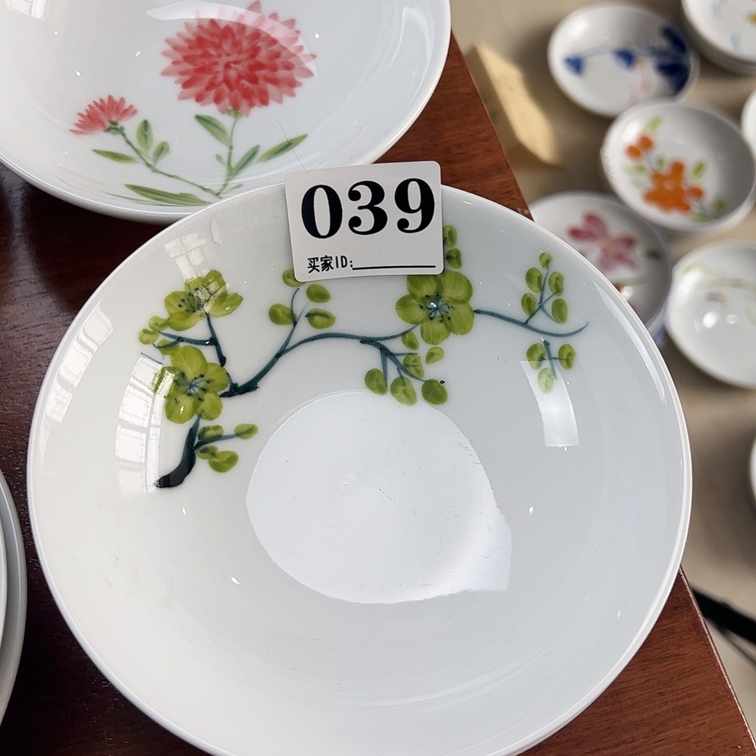 瓷片景德镇陶瓷手工手绘制作