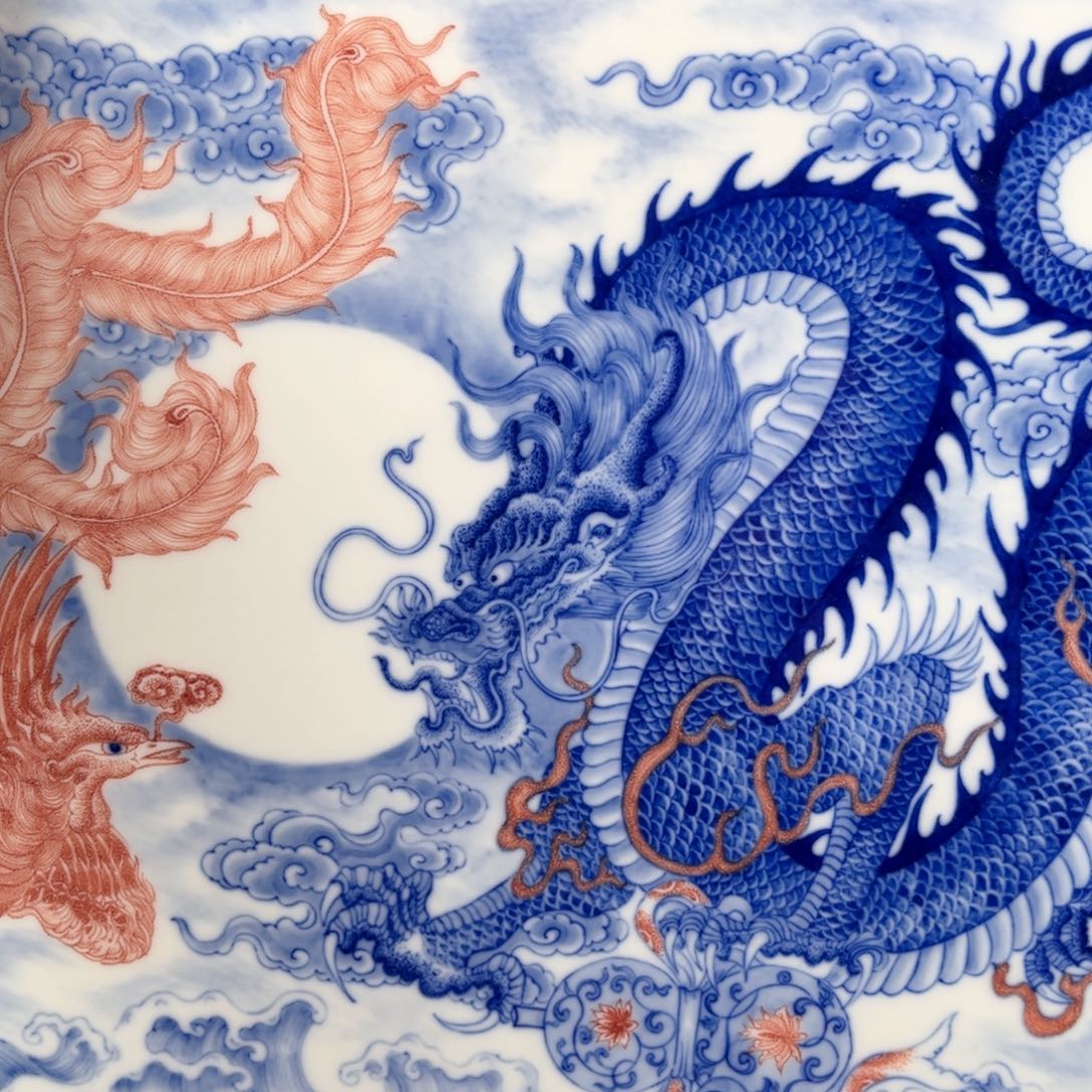 瓷片自成堂景德镇手工手绘