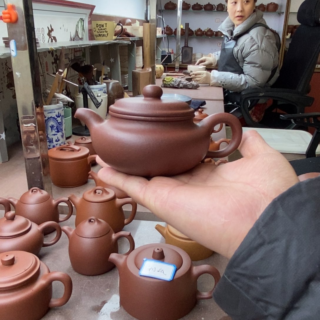 紫砂茶壶丛**客紫砂壶仿古微瑕