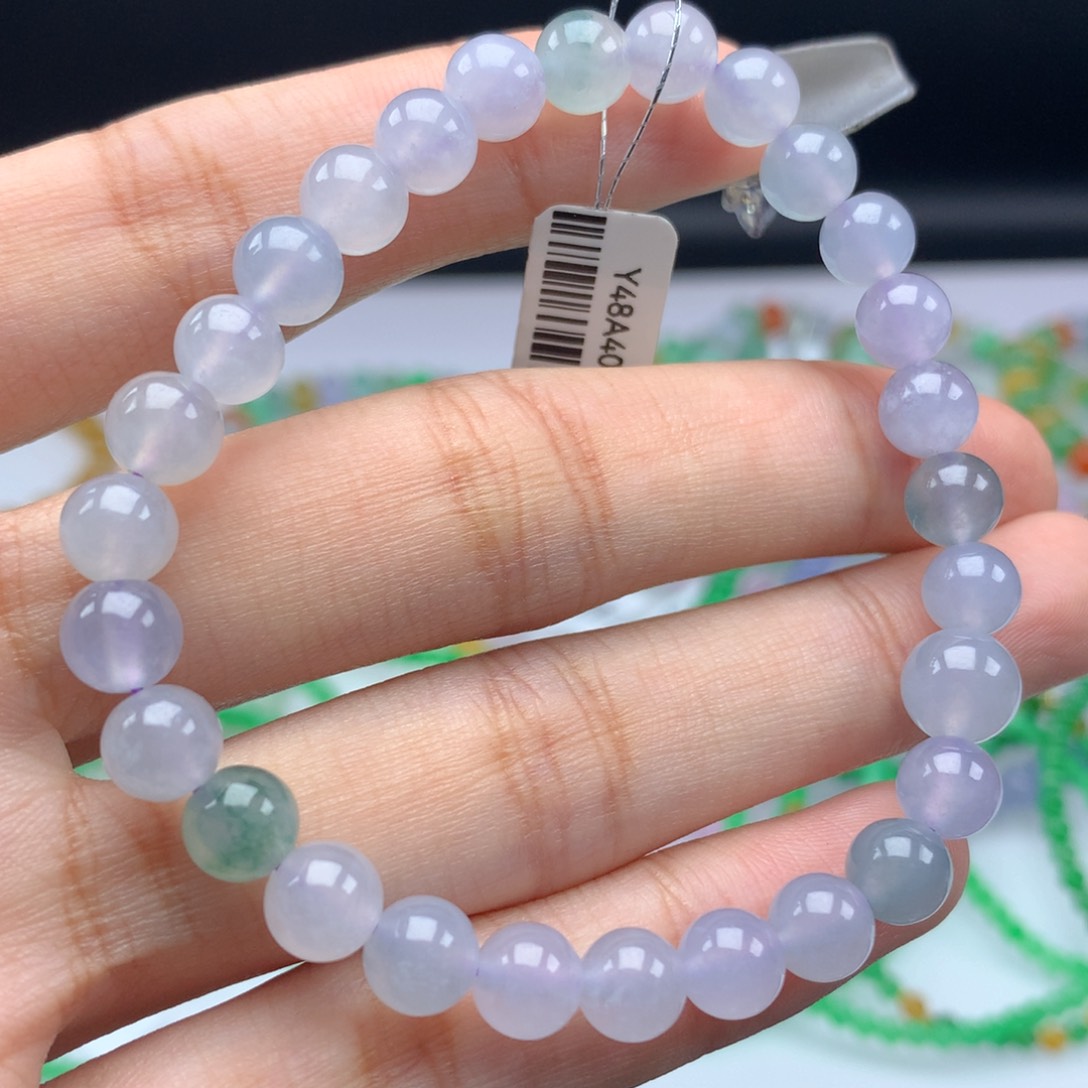 翡翠手链未镶嵌卡