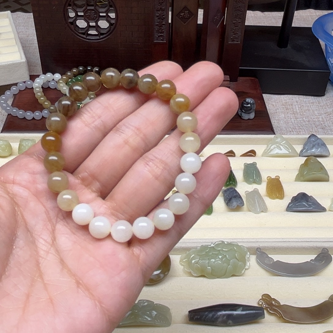 ****M和田玉未镶嵌珠宝半成品