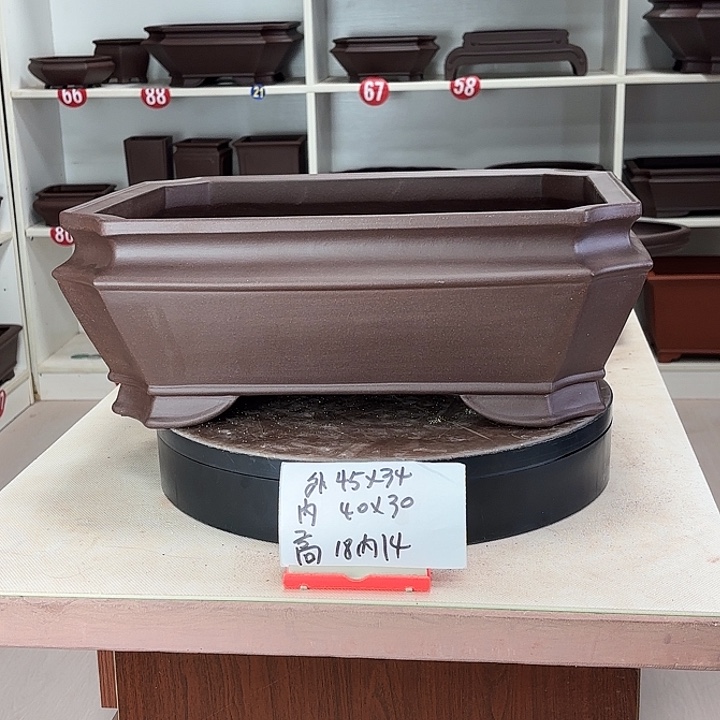 花盆紫砂大切角大