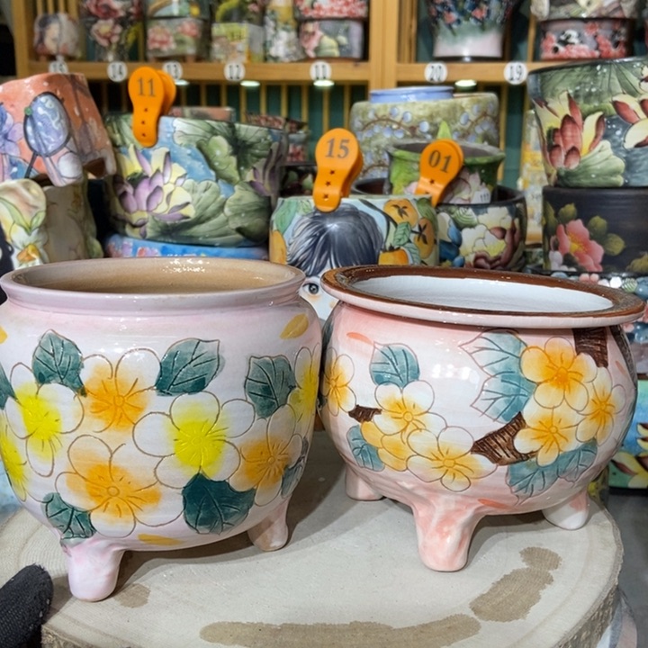 红陶景德镇艺术手绘作品