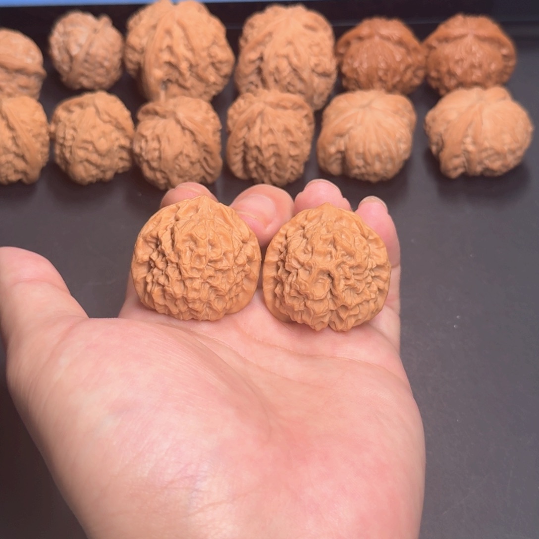 手串文玩核桃36原树鱼鳞纹马蹄全品