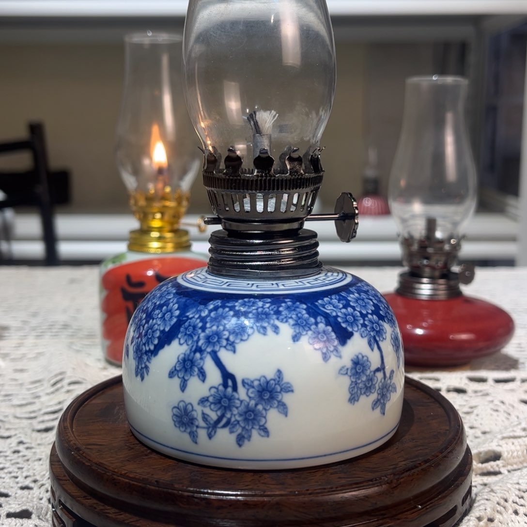 摆件景德镇陶瓷香薰灯