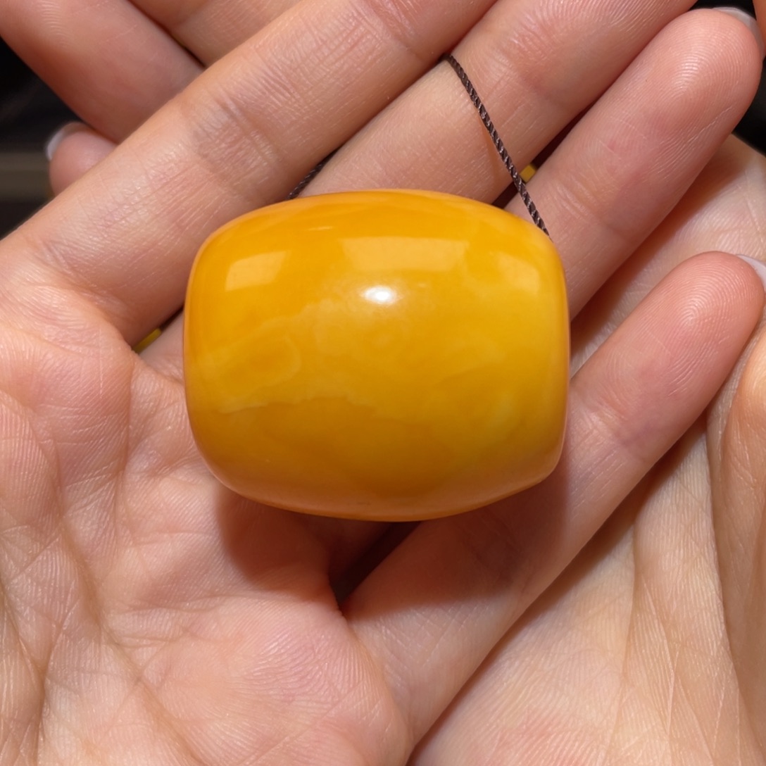 【闪购商品】琥珀裸石未镶嵌桶珠