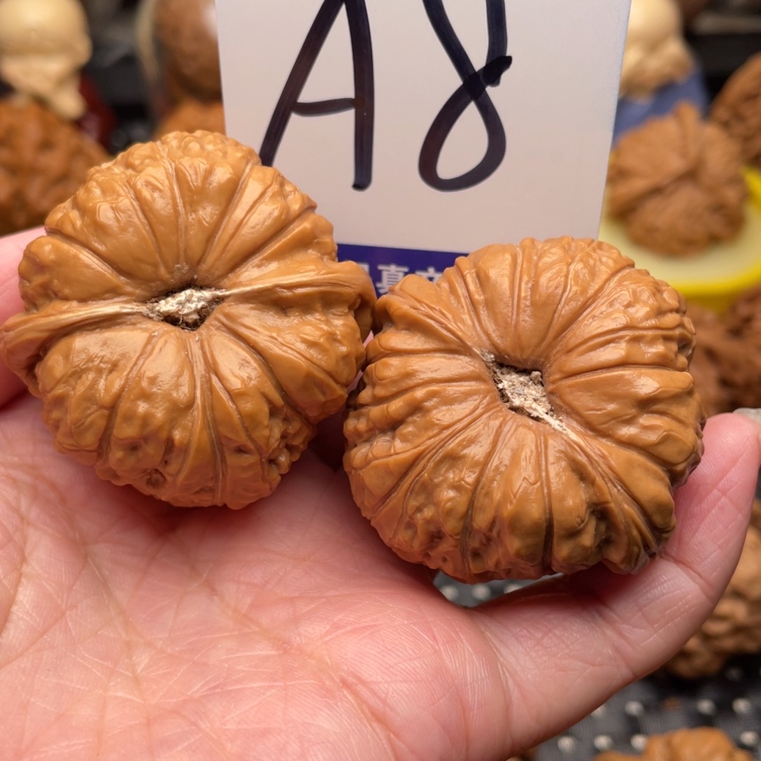 把件桃核南瓜墩42