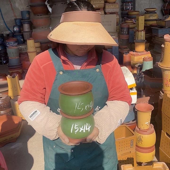 紫砂花盆紫砂花盆