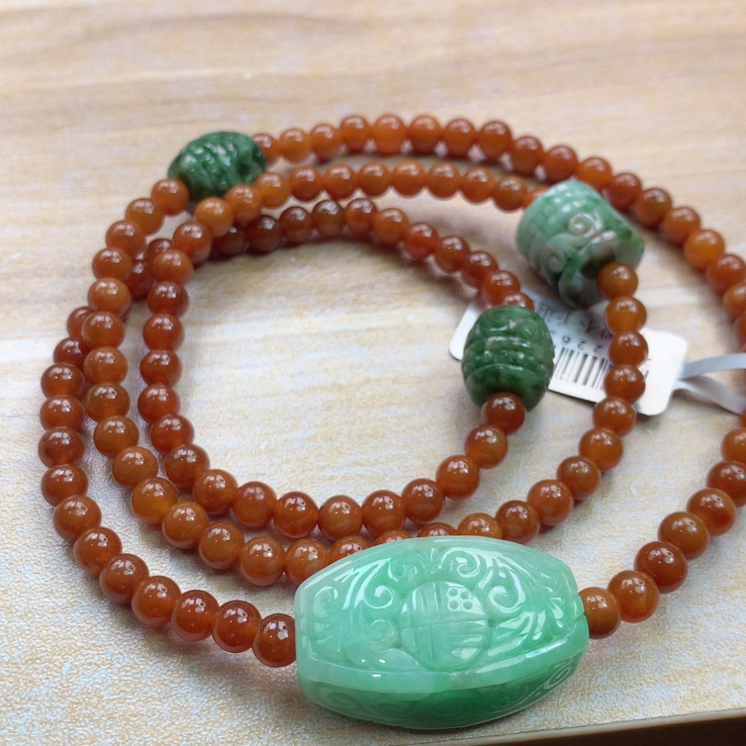 未镶嵌手链翡翠手串