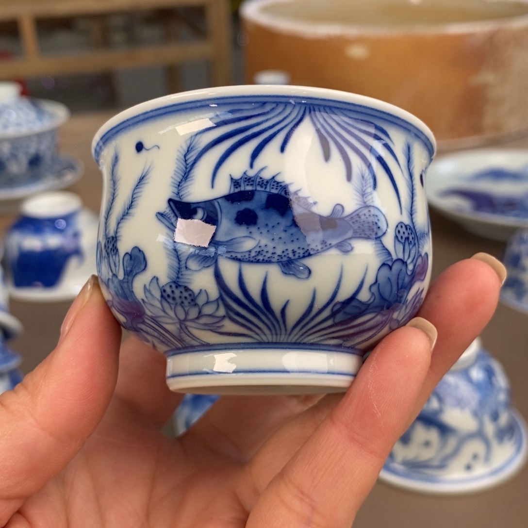 杯?***?景德镇陶瓷手工手绘