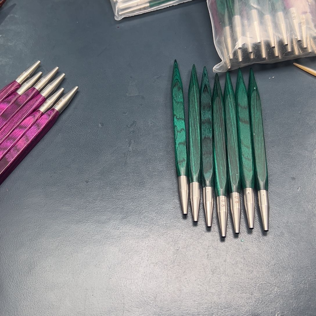 9.0绿色毛衣针方针