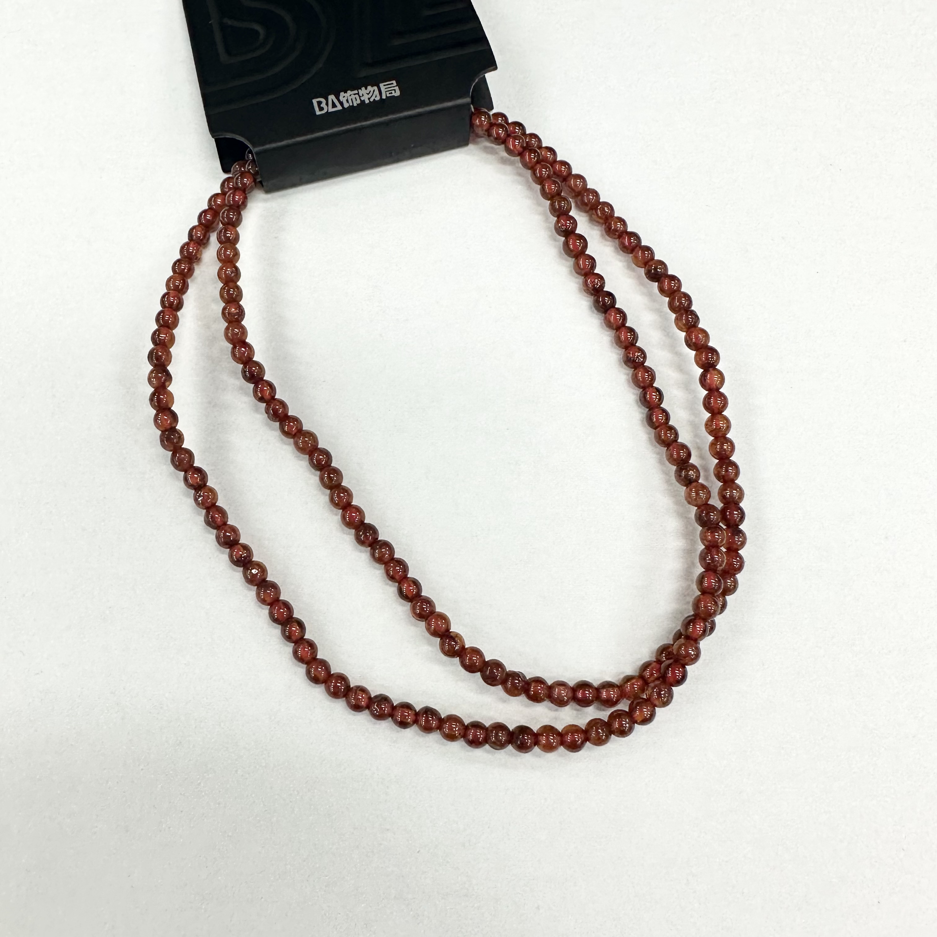 天然水晶石榴石设计师款手串 1230