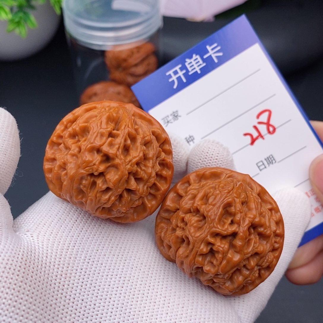 文玩核桃把件41水龙纹218