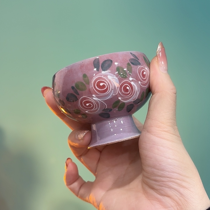 杯景德镇釉下五彩手绘陶瓷