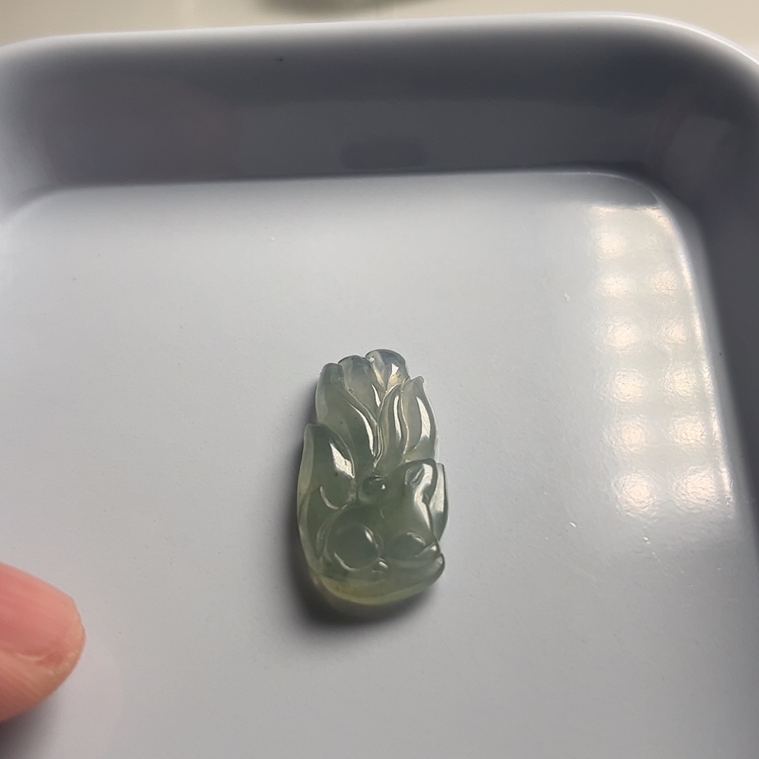 颈饰未镶嵌翡翠天然翡翠