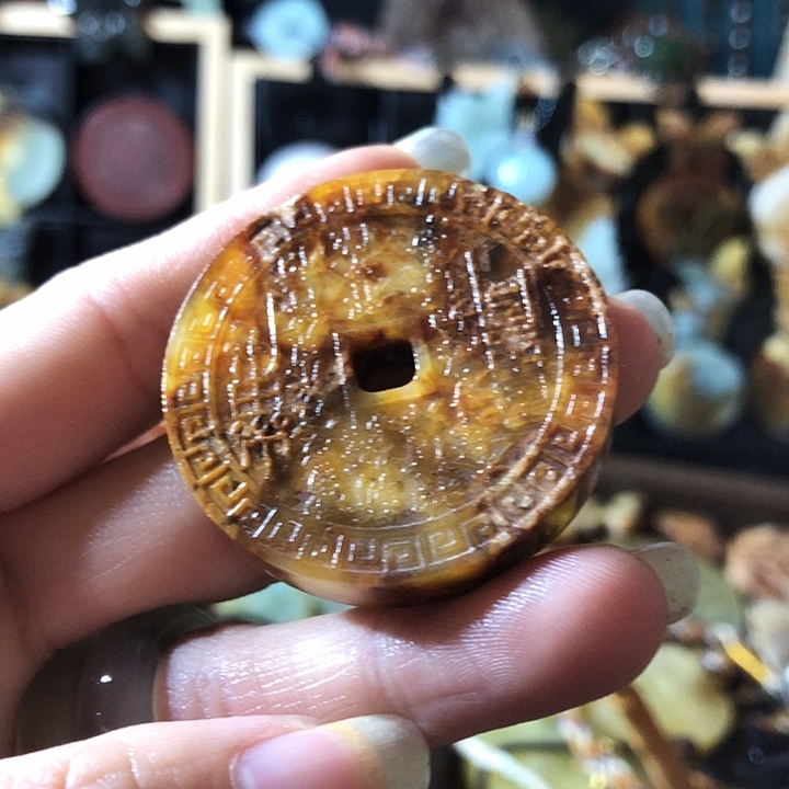 岫玉未镶嵌岫玉挂件