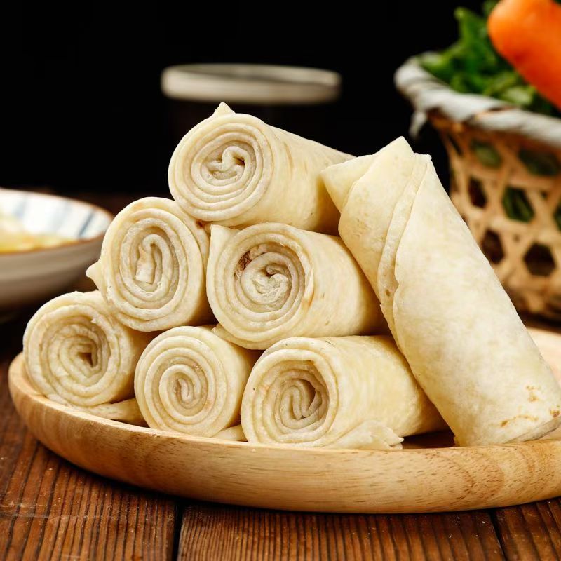 美之味正宗手工春饼烙馍卷饼鸡肉卷饼手抓饼低脂食品蔬菜卷饼代餐