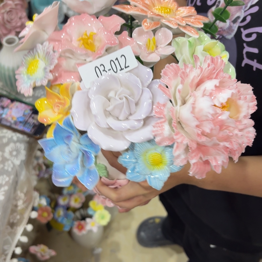 陶瓷花，20发货，退款拉黑