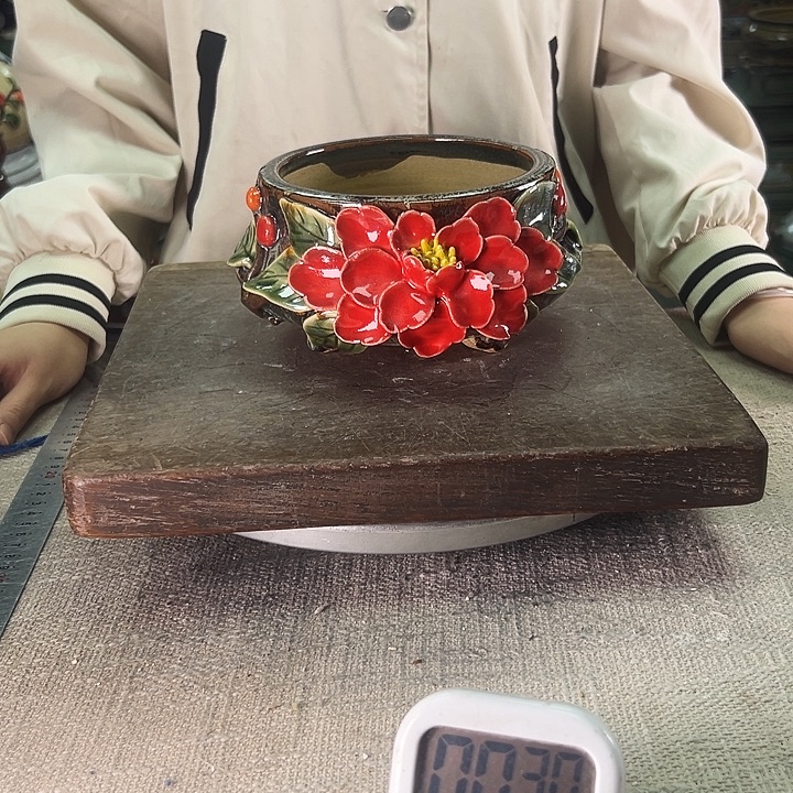 泳坤堂石湾盆陶瓷