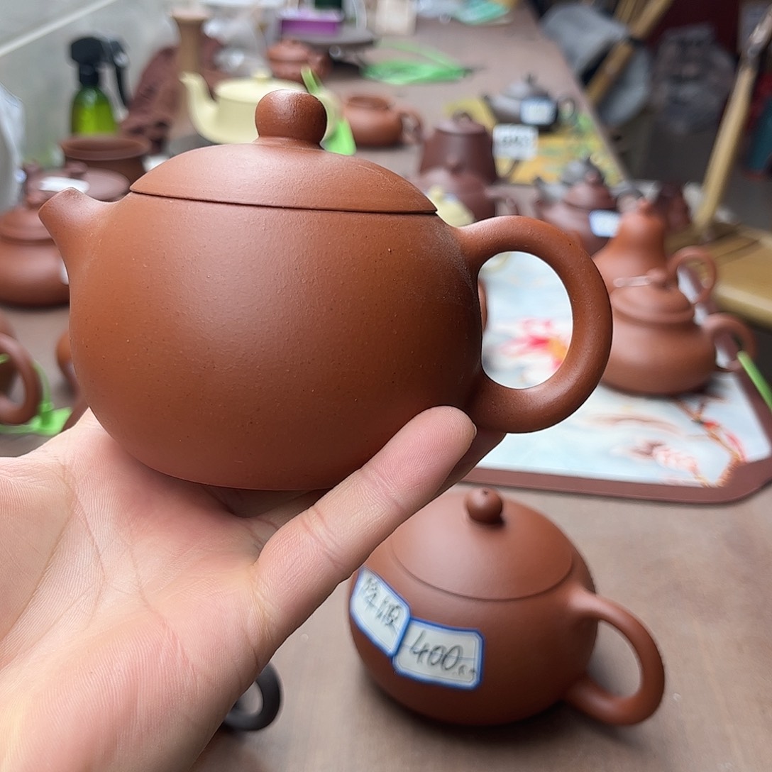 紫砂茶壶小红泥西施壶270左右