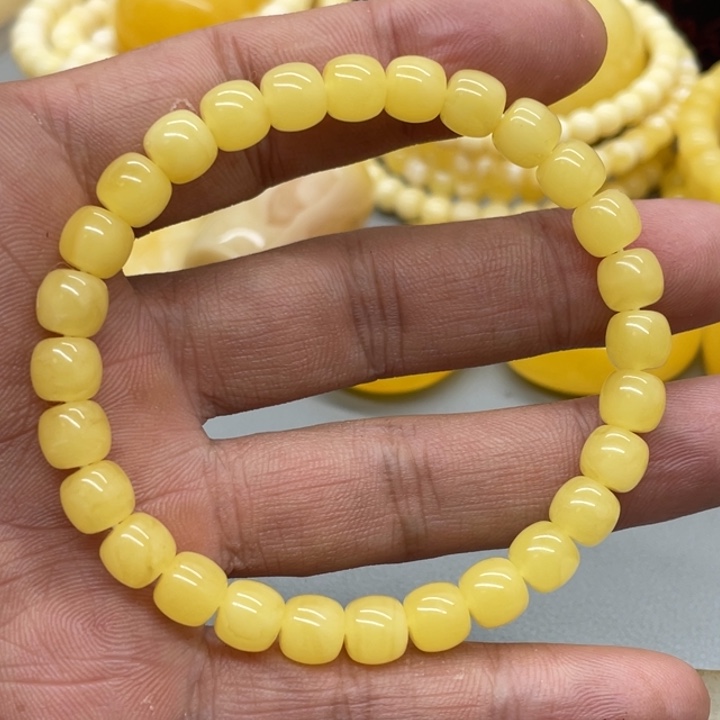 裸石琥珀未镶嵌手串