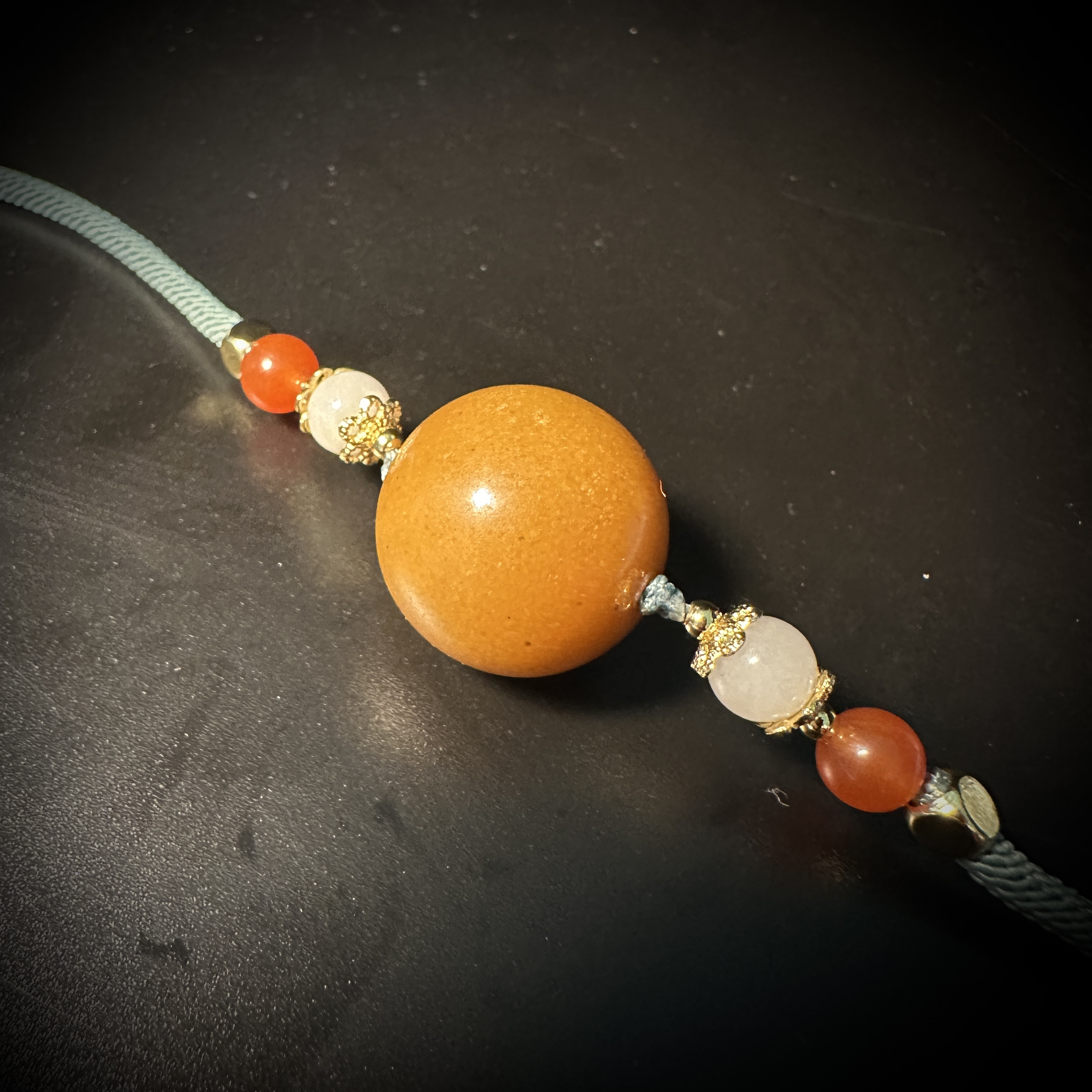 寿山田黄石 锁骨 男女款