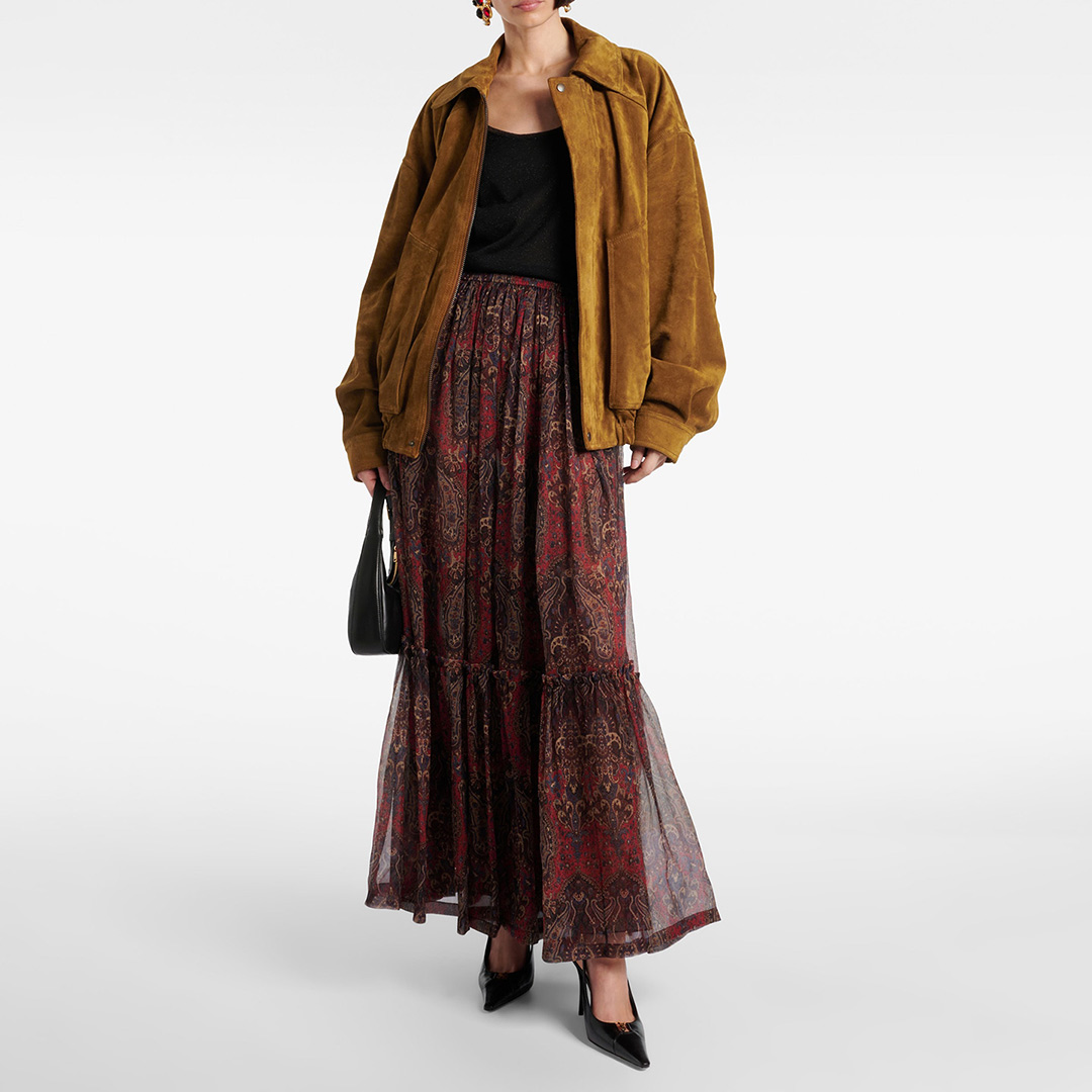 2025秋冬新款混种羊真皮皮衣女麂皮慵懒风短款机车美拉德休闲外套