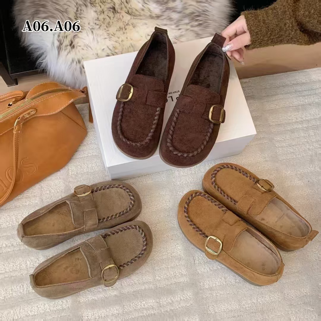 X-A06圆头浅口简约百搭轻便单鞋